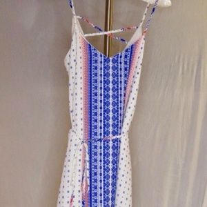 Bohemian Tank Top Wrap Dress - Small